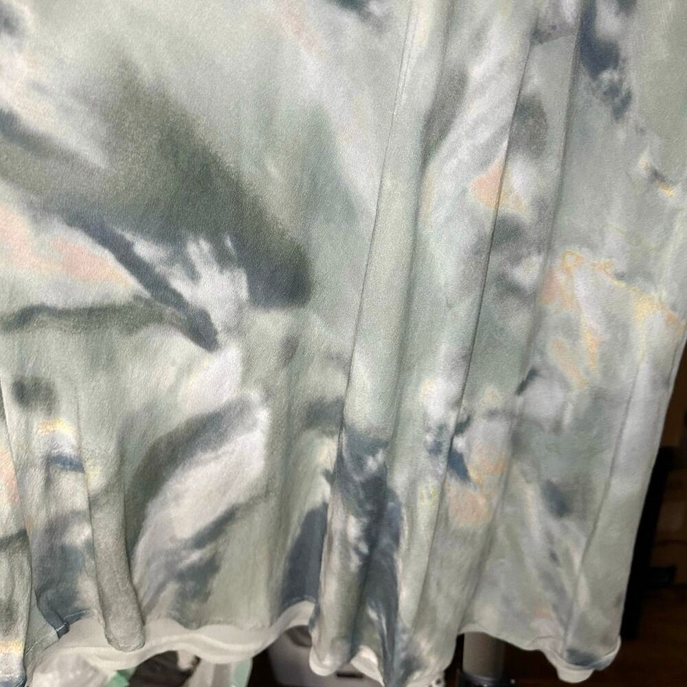 Rails Anya Midi Slip Skirt Sage Diffusion Xs Tie … - image 4